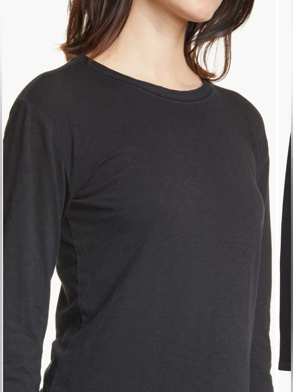 NWT. Rag & Bone. Black classic Long Sleeve Tee. Size XS. - Picture 4 of 14